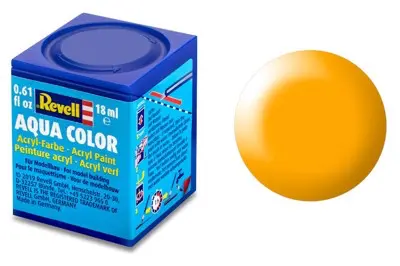 Revell Acrylic Aqua Color Paint: Matte Silk Lufthansa Yellow (18Ml) 1
