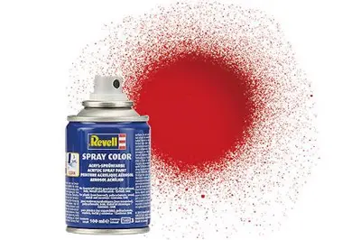 Revell Acrylic Spray Paint: Gloss Fiery Red (100Ml) 1