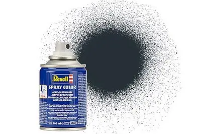 Revell Acrylic Spray Paint: Matte Anthracite Grey (100Ml) 1