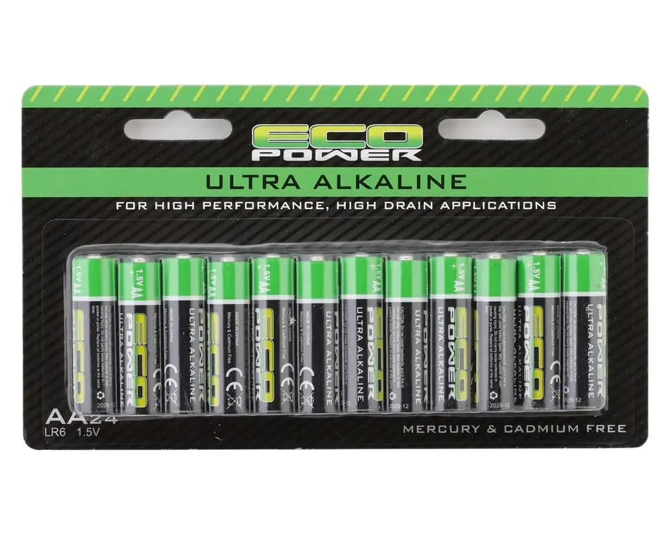 Ecopower Ultra Alkaline Aa Batteries (24) (Mercury & Cadmium Free) 1