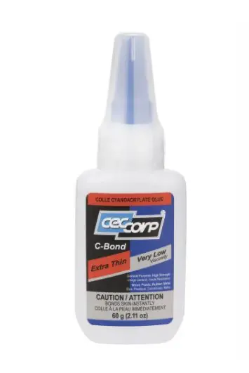 Ceccorp C-Bond Cyanoacrylate Glue: Extra Thin (2Oz) 1