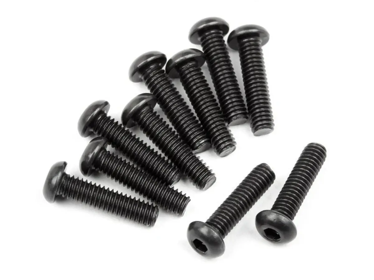 Hpi Racing Button Head Screws: M2.5X10mm (10) 1