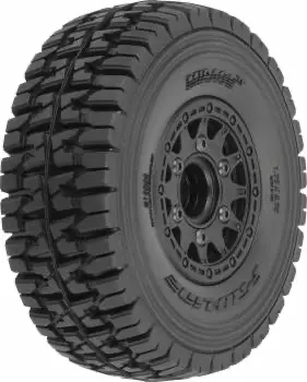 Pro-Line Mirage Tt Belted Tires Mounted On Raid Black Rims: 17Mm Hex (Mojave 6S) 1