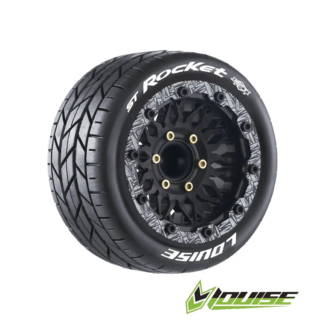 Louise Rc St Rocket 1/10 Stadium Truck Tires: 12/14/17Mm Removable Hex 1
