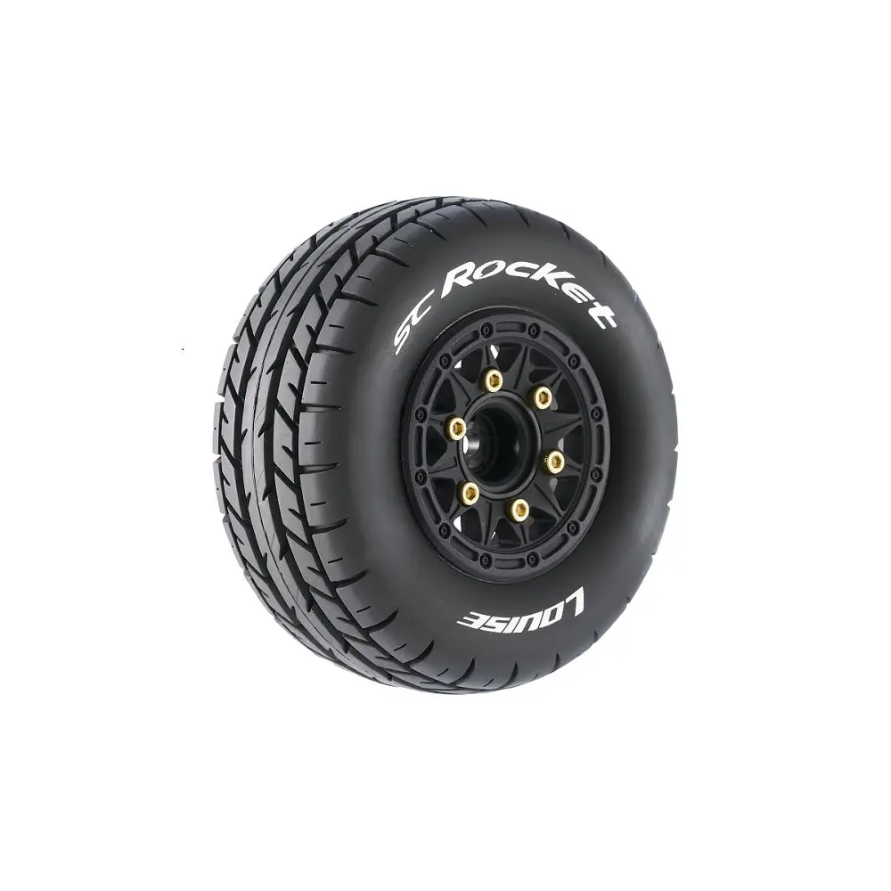 Louise Rc Sc Rocket 1/10 Short Course Tires: 12/14/17Mm Removable Hex 1