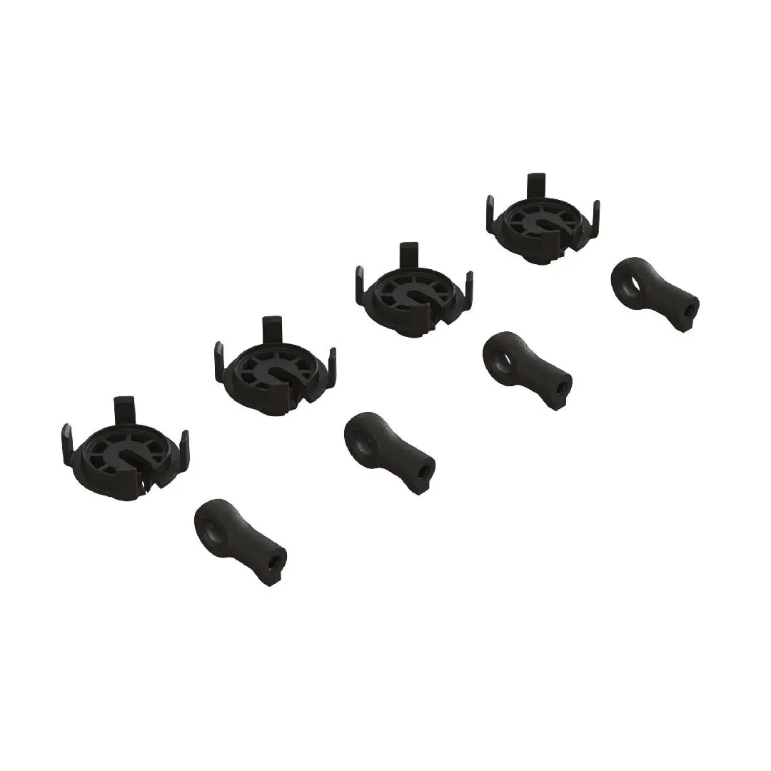 Arrma Shock Rod End And Spring Perch Set: 8S (4 Shocks) 1