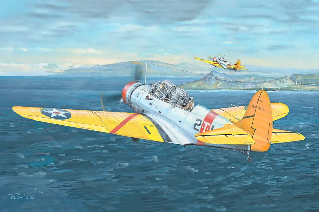 Trumpeter 1/32 Douglas Tbd-1 Devastator Aircraft Model Kit 1