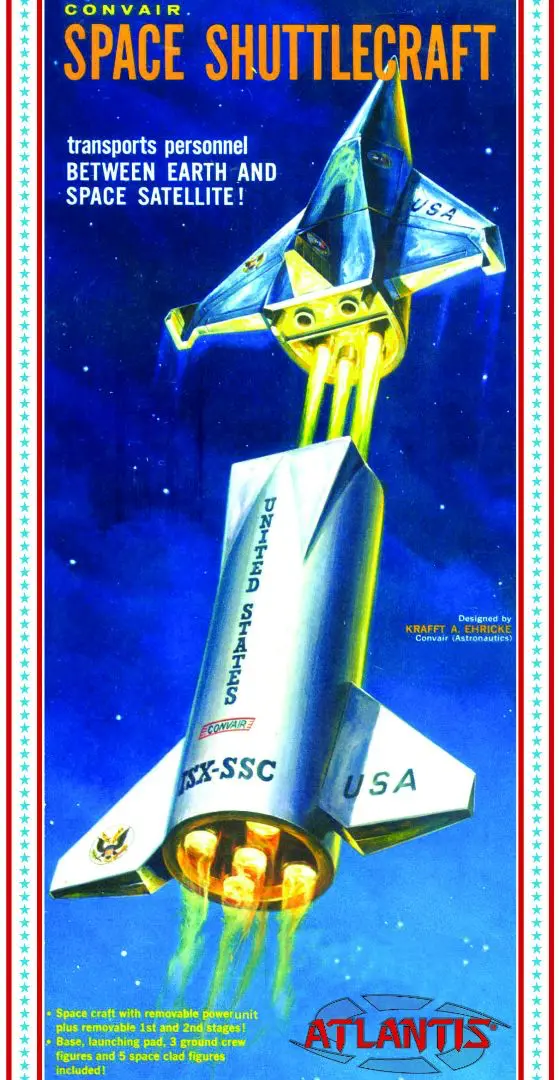 Atlantis Models Convair Space Shuttlecraft Model Kit 1
