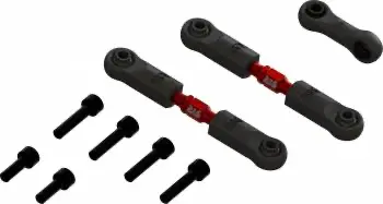 Arrma Aluminum Adjustable Steering Links: Granite/Typhon/Gorgon Grom 1