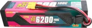 Gens Ace G-Tech Advanced 15.2V 4S 100C 6200Mah Lipo: Xt60 Hardcase 1
