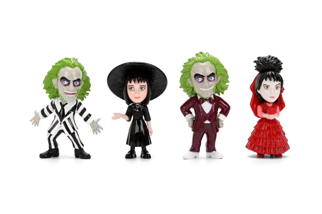 Jada Metals 1.65” Metal Minifigs: Beetlejuice And Lydia 1