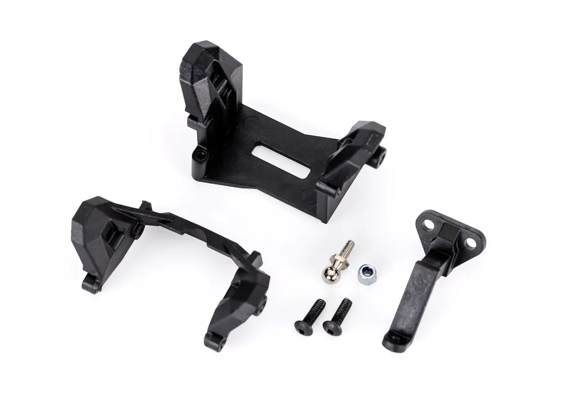 Traxxas Extended Front And Rear Shock Mounts W/Trailer Hitch: High Trail 1