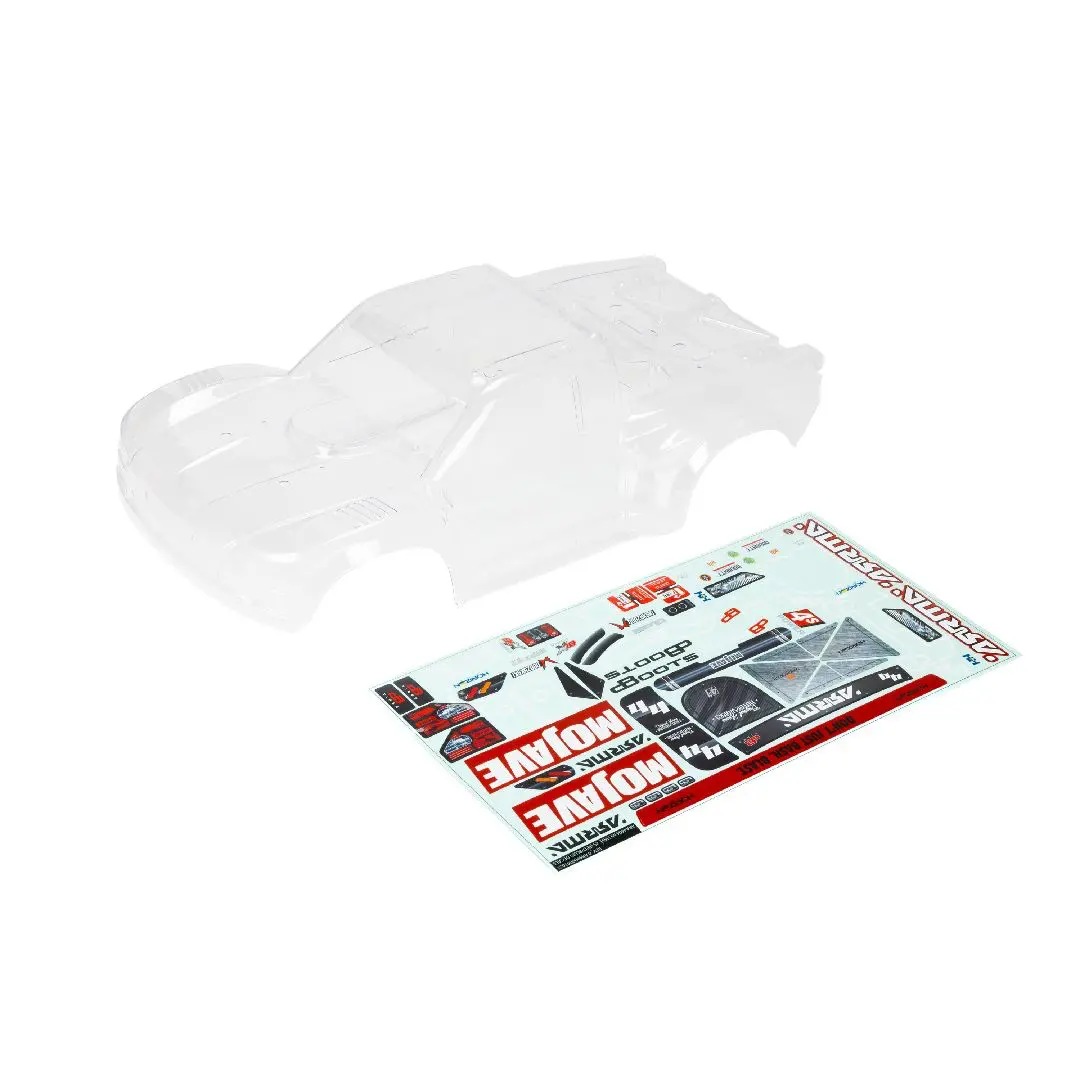 Arrma Mojave 4S Clear Trimmed Body Inc. Decals 1
