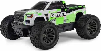 Arrma 1/10 Granite 4X4 665 Mega Brushed Monster Truck: Rtr (Green) 1