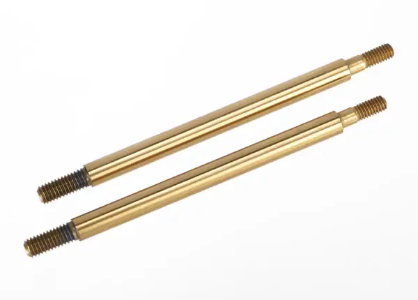 Traxxas Gtr Steel Tini Coated Shock Shaft: Xx-Long (2) 1