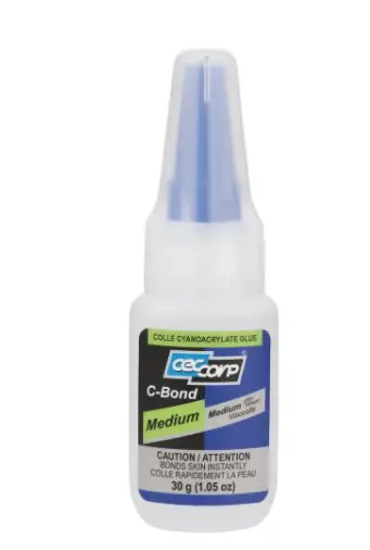 Ceccorp C-Bond Cyanoacrylate Glue: Medium (1Oz) 1