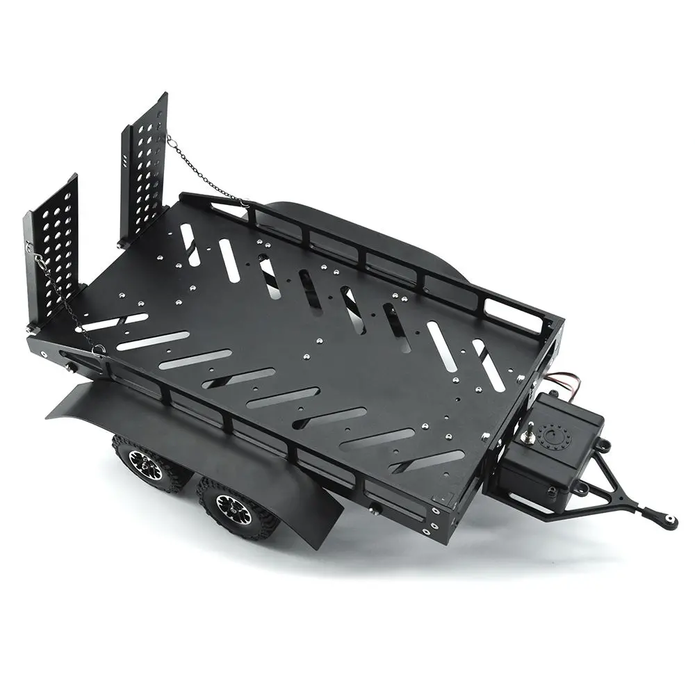Hobby Details 1/16-1/18 Tandem Axle Alloy Trailer 1