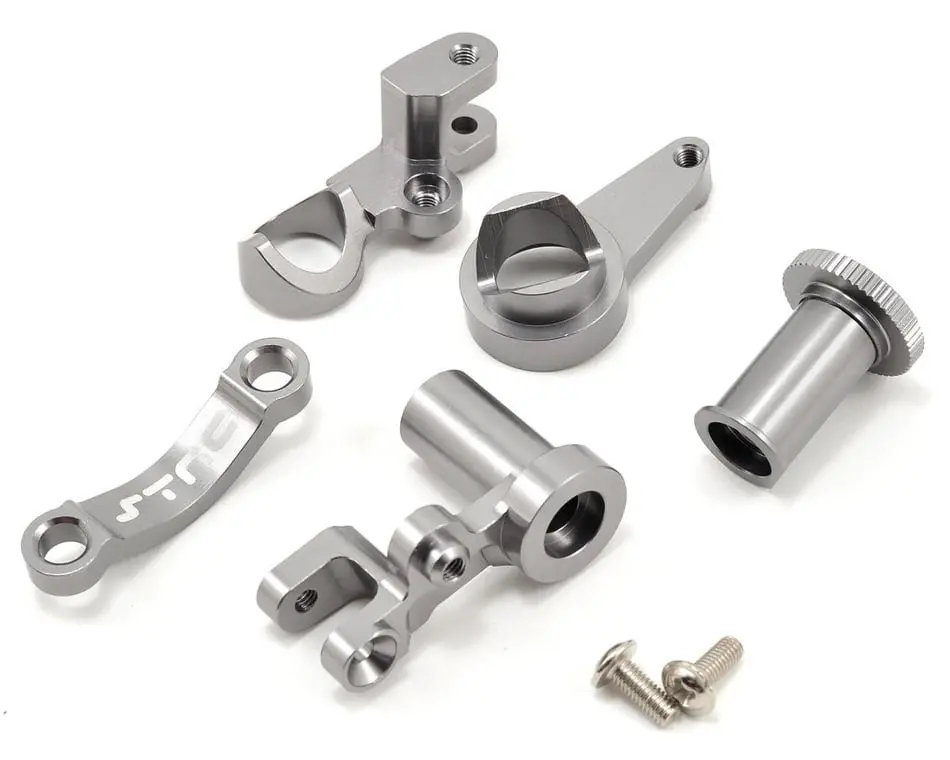 Strc Precision Cnc Aluminum Steering Bellcranks: Slash 4X4 (Gunmetal) 1