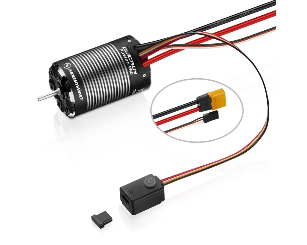 Hobbywing Quicrun Fusion Pro 2-In-1 60A Brushless Crawler System: 2300Kv 1