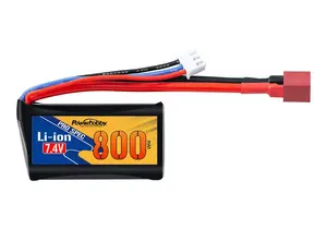 Li-Ion 7.4V 800Mah Battery With Deans Plug : Blackzon Slyder 1
