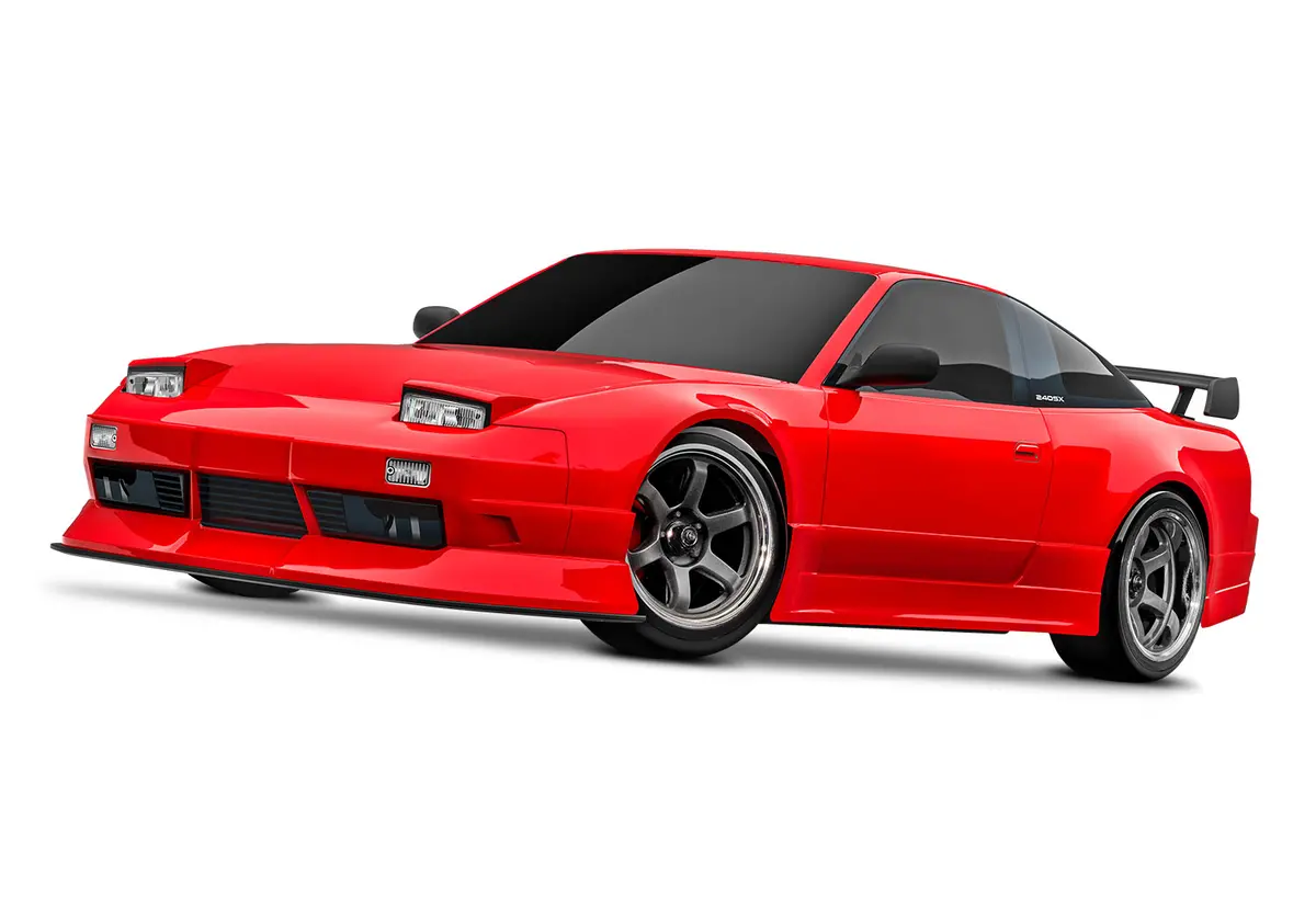 Traxxas 4Tec Drift Nissan 240Sx Rwd Rtr: Red 1