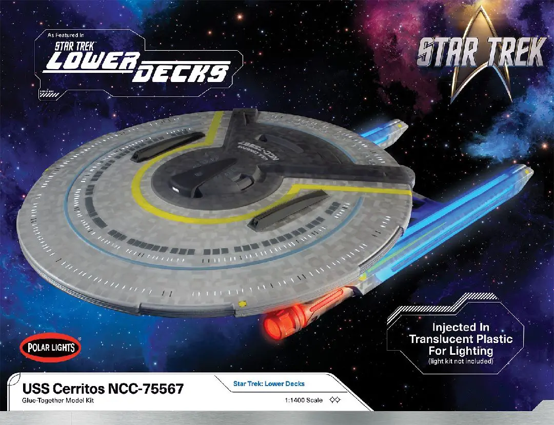 Polar Lights 1/1400 Star Trek Lower Decks: Uss Cerritos Ncc-75567 1