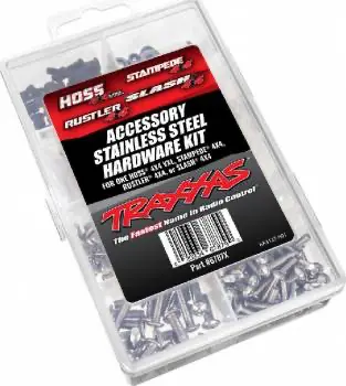 Traxxas Accessory Stainless Hardware Kit: Hoss/Slash/Rustler/Stampede 4X4 1