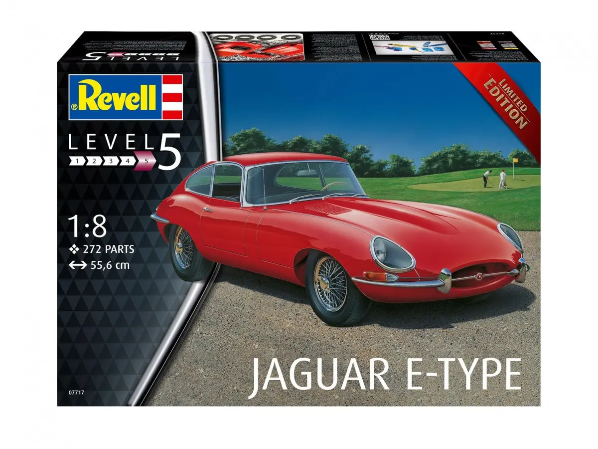 Revell 1/8 Jaguar E-Type Limited Edition Model Kit: Level 5 1