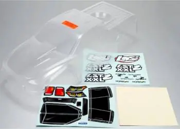 Losi Xxl-2 Clear Body W/Decals And Window Masks 1