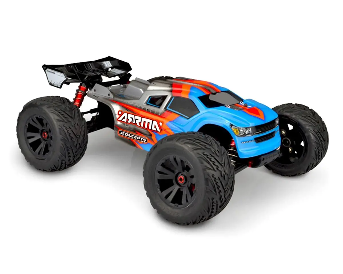 Jconcepts Finnisher Clear Body W/Decals: Arrma Kraton Blx 1