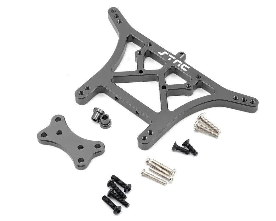 Strc Aluminum 6Mm Hd Rear Shock Tower: Stampede/Rustler/Slash 2Wd (Gunmetal) 1