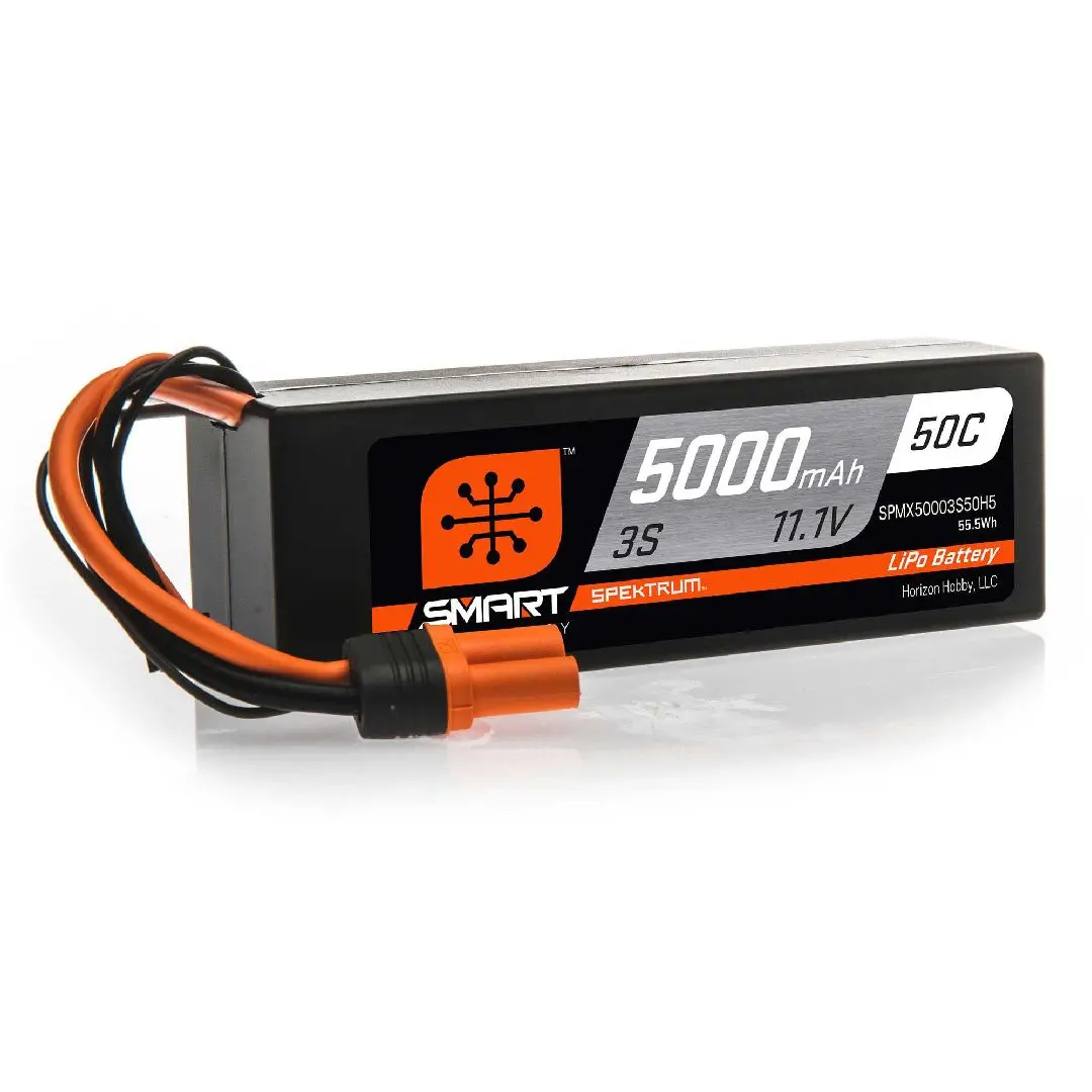 Spektrum G1 3S 11.1V 5000Mah 50C Lipo Battery: Ic5 1