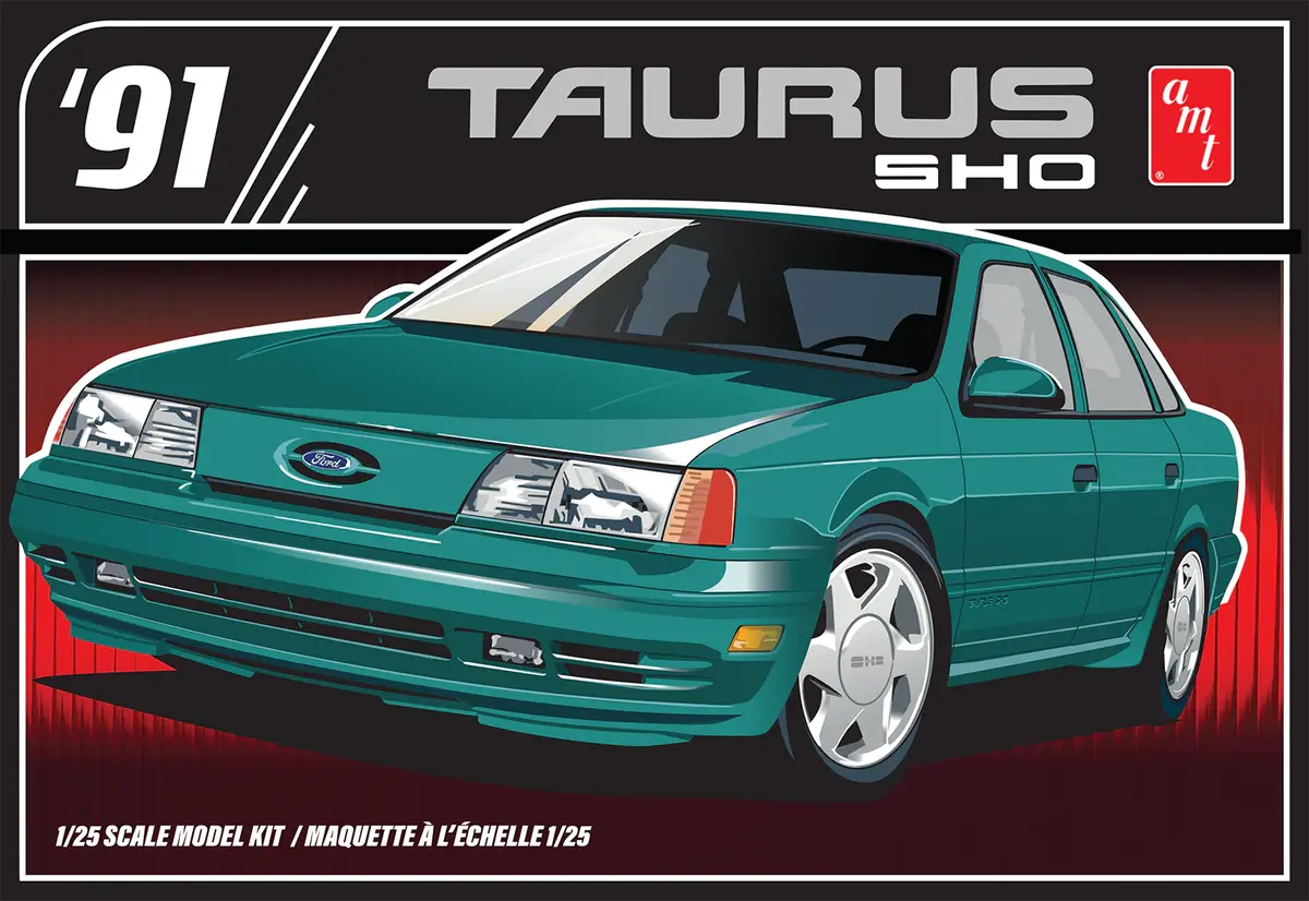 Amt 1/25 1991 Ford Taurus Sho Model Kit: Level 2 1