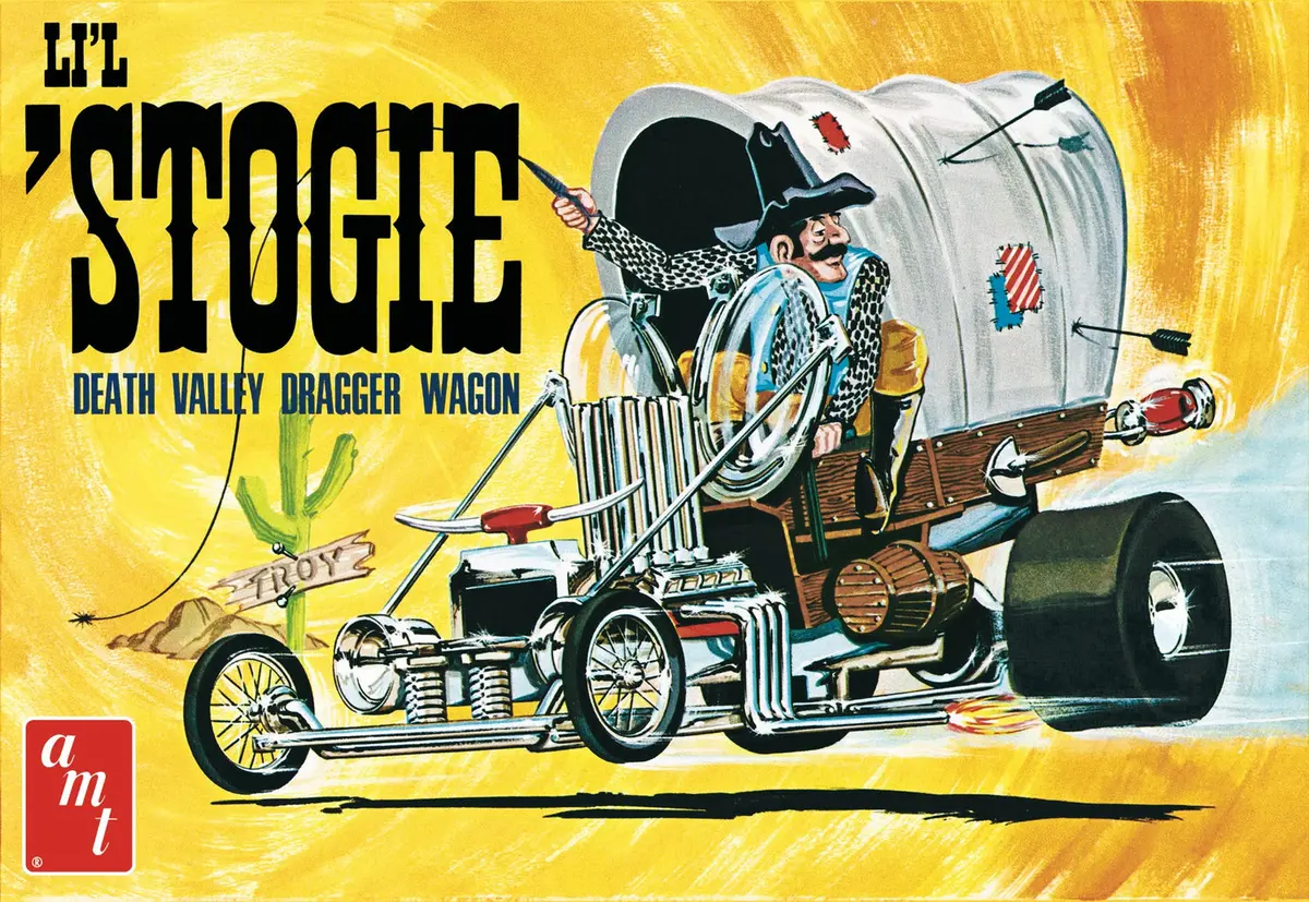 Amt 1/25 Li’L Stogie Death Valley Dragger Wagon Model Kit: Level 2 1
