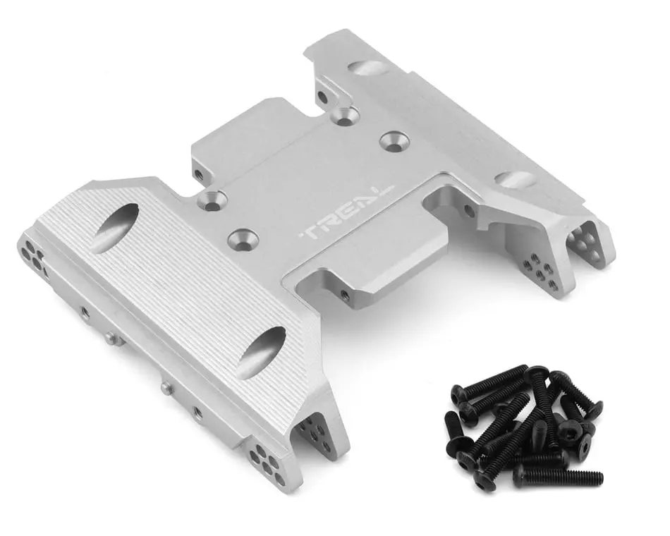 Treal Hobby Aluminium 7075 Centre Skid Plate: Scx6 (Silver) 1