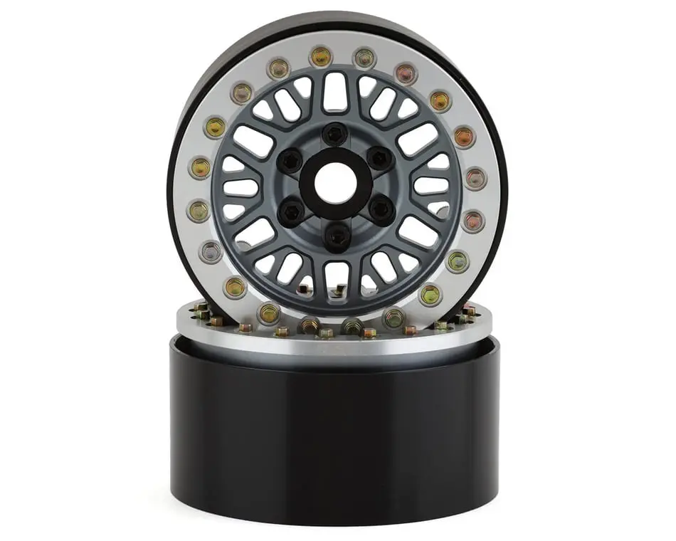 Ssd 1.9” Mesh Beadlock Wheels: Grey (2) 1