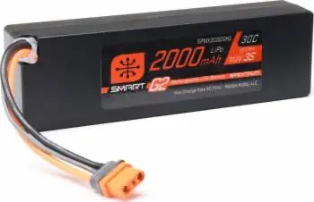 Spektrum Smart G2 2000Mah 3S 11.1V Lipo Battery: Ic2 1