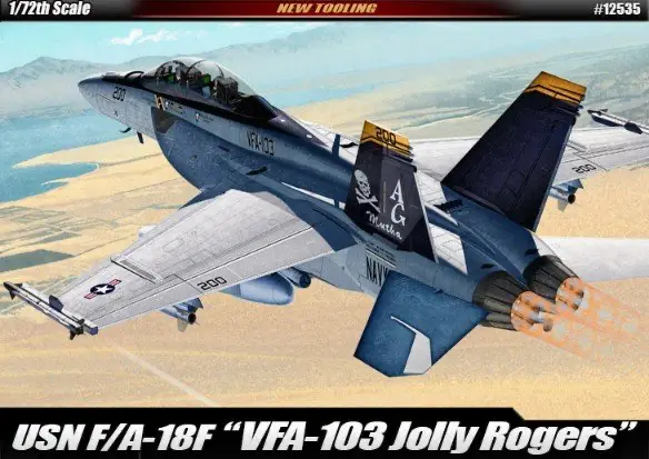 Academy 1/48 F/A-18 Vfa-103 “Jolly Rogers” Model Kit 1