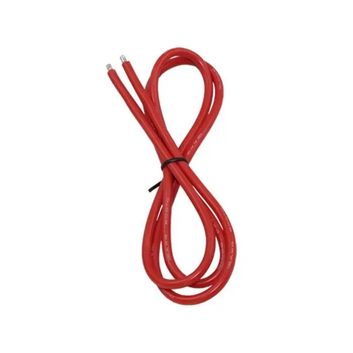 Castle Wire 8Awg: 36” (Red) 1
