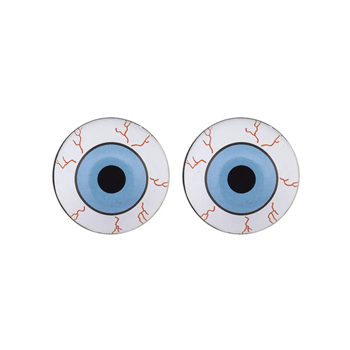 Triktopz Designer Valve Caps: Eyeballs (Blue/Black) 1
