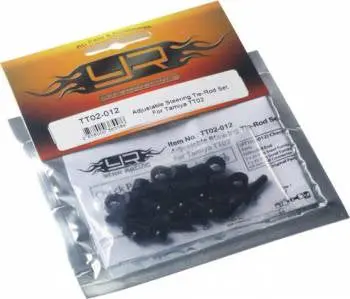 Yeah Racing Adjustable Steering Tie Rod Set: Tt-02 1