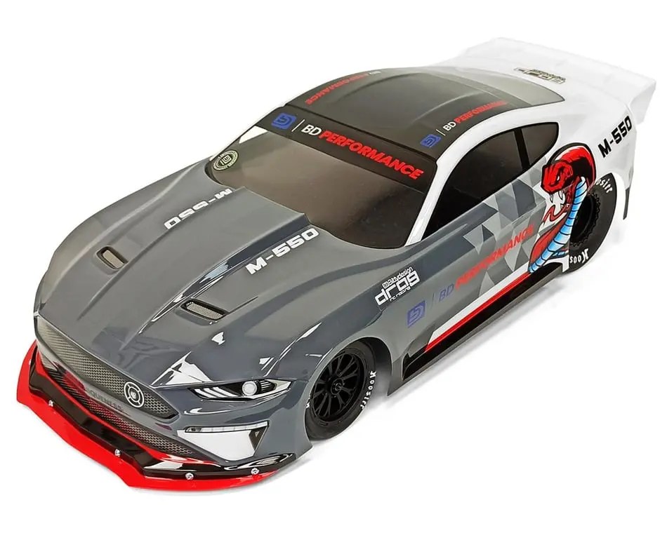 Bittydesign M-550 1/10 Pro No Prep Drag Body (Mustang) 1