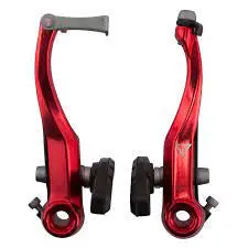 Black Ops Vbi Bmx V-Brake Caliper Set (Red) 1