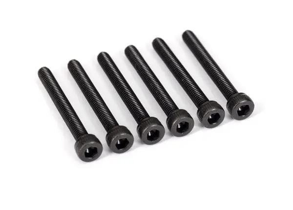 Traxxas Cap Head Machine Screws: M3x25mm (6) 1