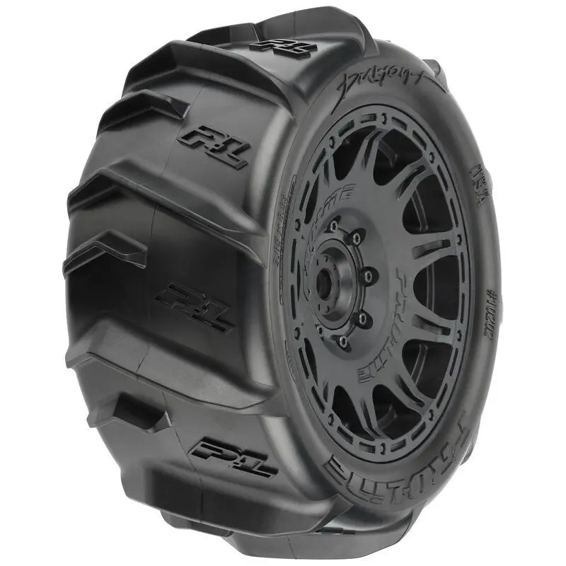 Pro-Line Dumont 5.7” Sand/Snow Paddle Tires W/Removable Hex: X-Maxx/Kraton 8S (24Mm) 1
