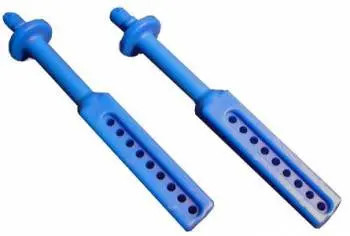 Rpm Long Body Mounts: Traxxas T/E Maxx (Blue) 1