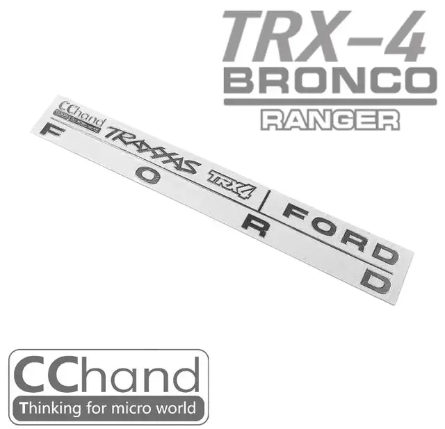Rc4wd Front Metal Emblem: Traxxas Trx-4 ‘79 Bronco Ranger Xlt 1