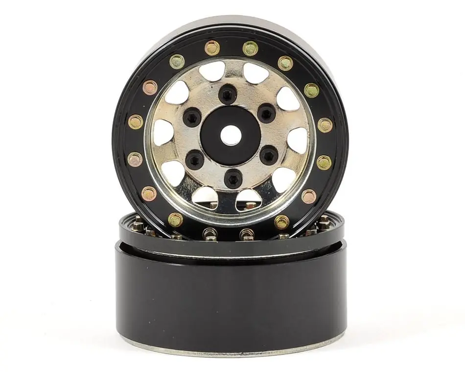 Ssd 1.55” Steel D-Hole Beadlock Wheels: Silver 1