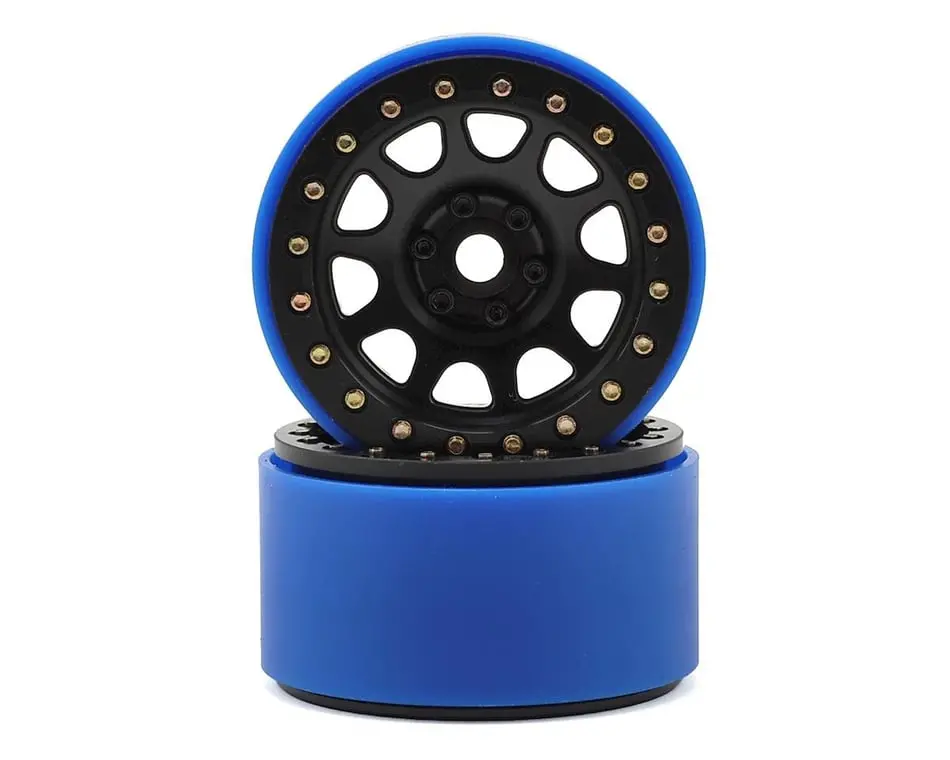 Ssd 2.2” D-Hole Beadlock Wheels: Black/Brass 1
