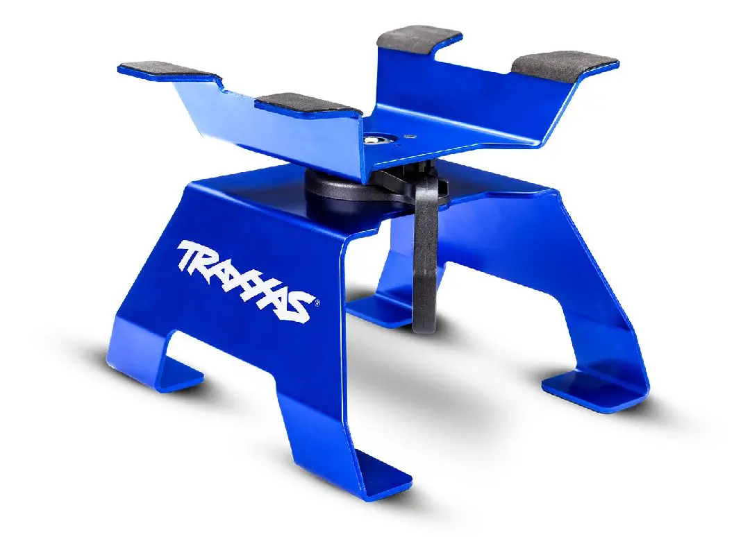 Traxxas Aluminium Rc Stand: 1/10 - 1/8 Scale Vehicles (Blue) 1